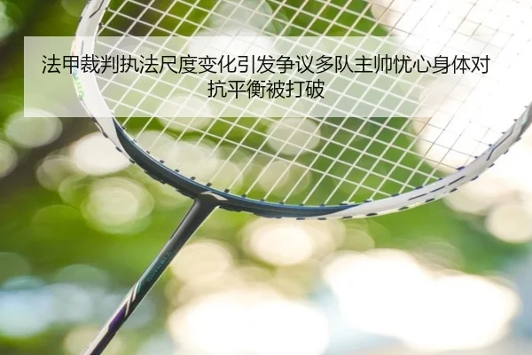 法甲裁判执法尺度变化引发争议多队主帅忧心身体对抗平衡被打破